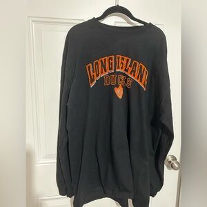 Jansport Long Sleeve Tee - Black with Orange Print